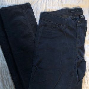 Calvin Klein Blue Corduroy straight leg pants